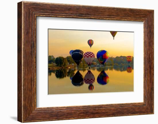 Dawn Light at Prosser Balloon Rally, Prosser, Washington, USA-Richard Duval-Framed Photographic Print