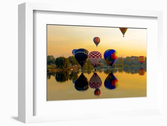 Dawn Light at Prosser Balloon Rally, Prosser, Washington, USA-Richard Duval-Framed Photographic Print