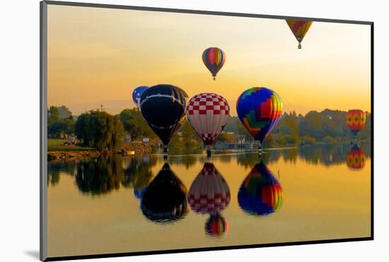 Dawn Light at Prosser Balloon Rally, Prosser, Washington, USA-Richard Duval-Mounted Photographic Print