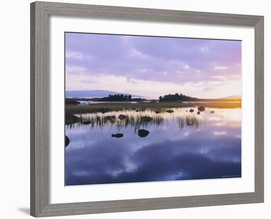 Dawn Light on Loch Ba on Desolate Rannoch Moor, Highlands, Scotland-Louise Murray-Framed Photographic Print