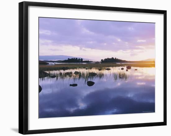 Dawn Light on Loch Ba on Desolate Rannoch Moor, Highlands, Scotland-Louise Murray-Framed Photographic Print