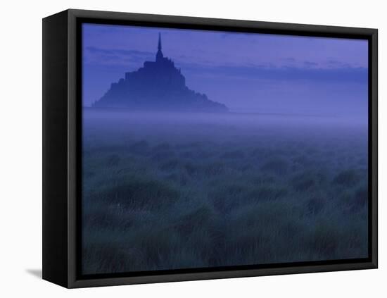 Dawn, Mist and Field, Normandy, France-Walter Bibikow-Framed Premier Image Canvas