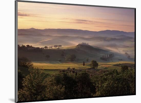 Dawn Mist Rising-Michael Hudson-Mounted Art Print