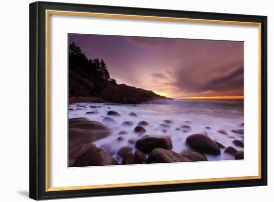 Dawn Monument Cove-Michael Hudson-Framed Giclee Print