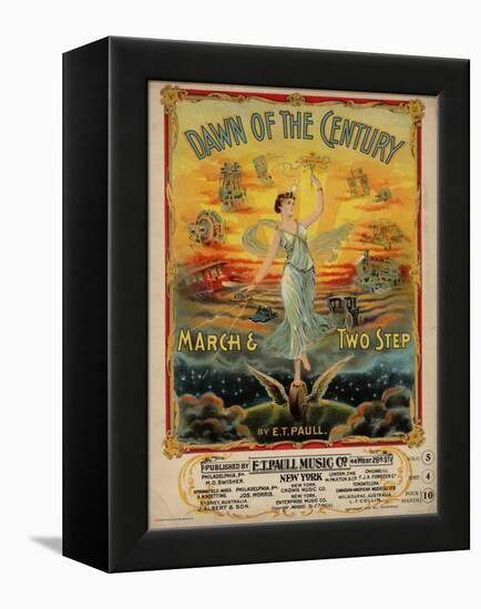 Dawn of the Century March & Two Step, Sam DeVincent Collection, National Museum of American History-null-Framed Stretched Canvas