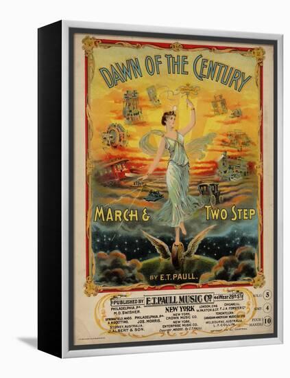 Dawn of the Century March & Two Step, Sam DeVincent Collection, National Museum of American History-null-Framed Stretched Canvas
