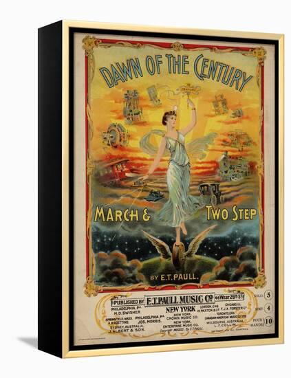 Dawn of the Century March & Two Step, Sam DeVincent Collection, National Museum of American History-null-Framed Stretched Canvas