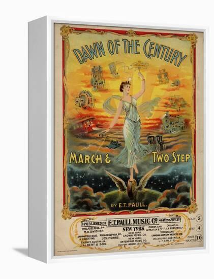 Dawn of the Century March & Two Step, Sam DeVincent Collection, National Museum of American History-null-Framed Stretched Canvas