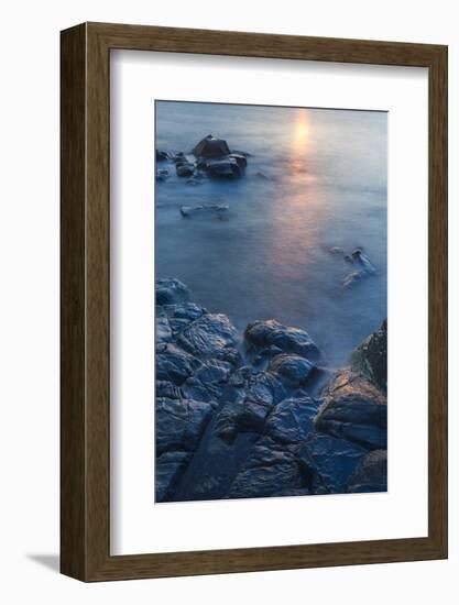 Dawn on Appledore Island, Maine. Isles of Shoals.-Jerry & Marcy Monkman-Framed Photographic Print