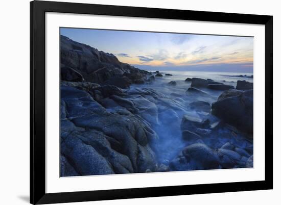 Dawn on Appledore Island, Maine. Isles of Shoals.-Jerry & Marcy Monkman-Framed Premium Photographic Print