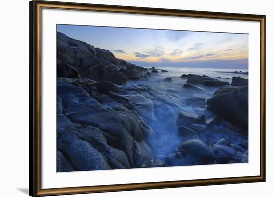 Dawn on Appledore Island, Maine. Isles of Shoals.-Jerry & Marcy Monkman-Framed Premium Photographic Print