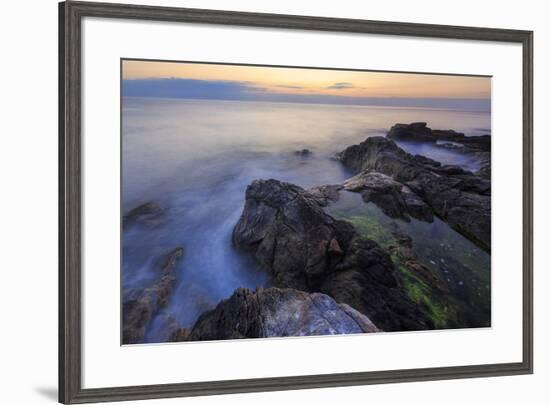 Dawn on Appledore Island, Maine. Isles of Shoals.-Jerry & Marcy Monkman-Framed Premium Photographic Print