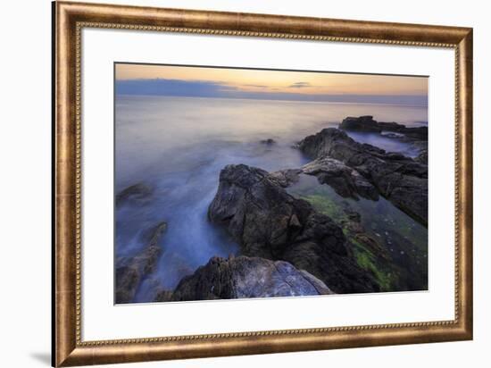 Dawn on Appledore Island, Maine. Isles of Shoals.-Jerry & Marcy Monkman-Framed Premium Photographic Print