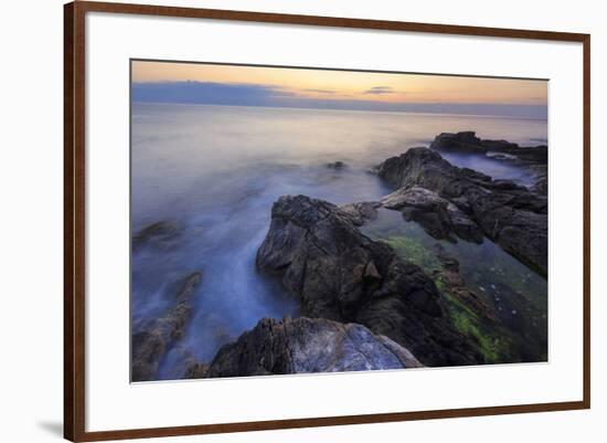 Dawn on Appledore Island, Maine. Isles of Shoals.-Jerry & Marcy Monkman-Framed Premium Photographic Print