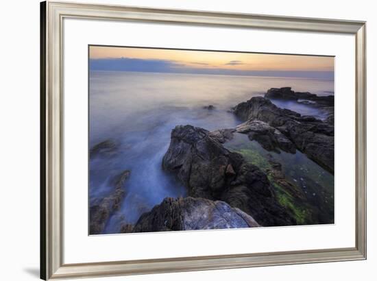 Dawn on Appledore Island, Maine. Isles of Shoals.-Jerry & Marcy Monkman-Framed Premium Photographic Print