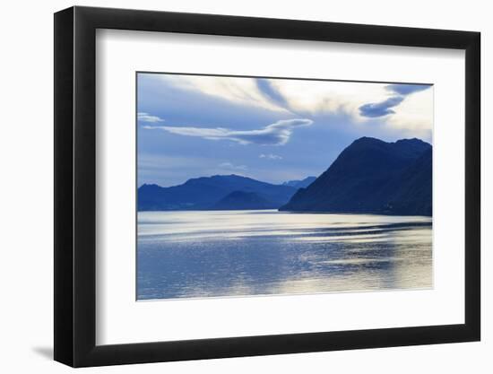 Dawn on Storfjord (Storfjorden), Norway, Scandinavia, Europe-Amanda Hall-Framed Photographic Print