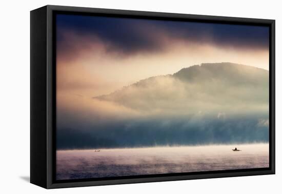 Dawn on the Lake-Marcin Sobas-Framed Premier Image Canvas