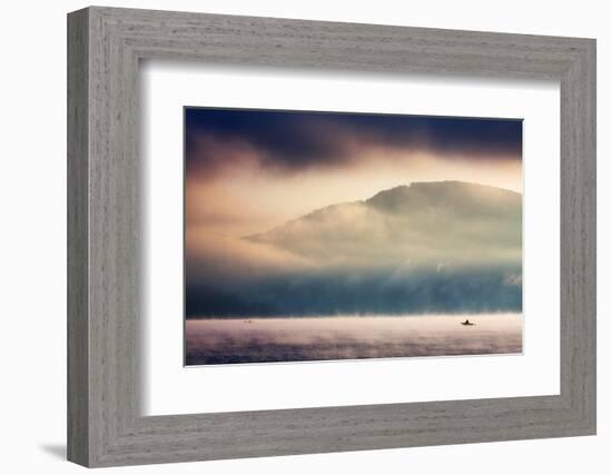 Dawn on the Lake-Marcin Sobas-Framed Photographic Print