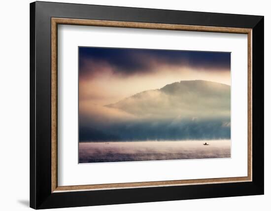 Dawn on the Lake-Marcin Sobas-Framed Photographic Print