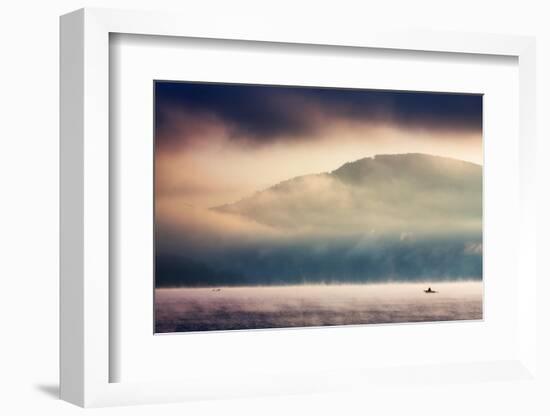 Dawn on the Lake-Marcin Sobas-Framed Photographic Print