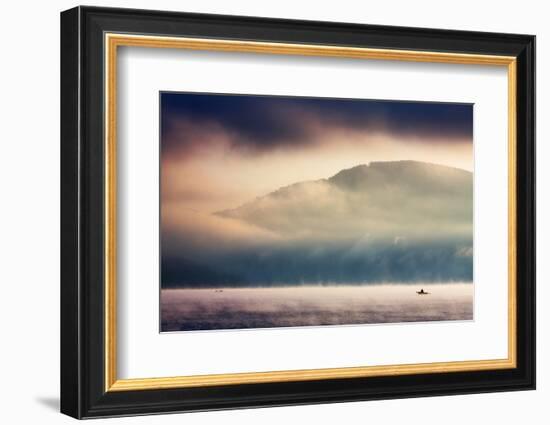 Dawn on the Lake-Marcin Sobas-Framed Photographic Print