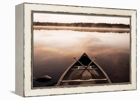 Dawn on the Lake-Danita Delimont-Framed Stretched Canvas