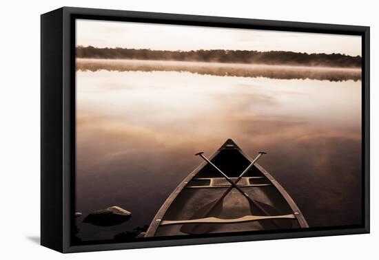 Dawn on the Lake-Danita Delimont-Framed Stretched Canvas