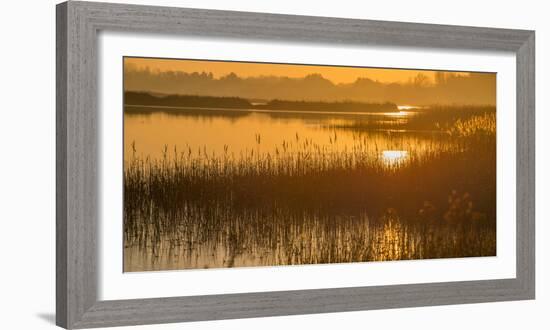 Dawn on the River Alde-Martin Wilcox-Framed Photographic Print