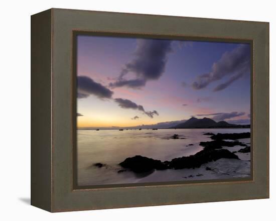 Dawn Over Clew Bay and Croagh Patrick Mountain, Connacht, Republic of Ireland (Eire)-Gary Cook-Framed Premier Image Canvas