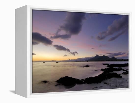 Dawn Over Clew Bay and Croagh Patrick Mountain, Connacht, Republic of Ireland (Eire)-Gary Cook-Framed Premier Image Canvas