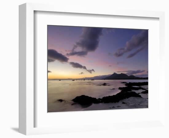 Dawn Over Clew Bay and Croagh Patrick Mountain, Connacht, Republic of Ireland (Eire)-Gary Cook-Framed Photographic Print