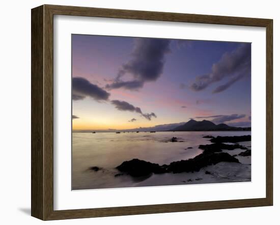 Dawn Over Clew Bay and Croagh Patrick Mountain, Connacht, Republic of Ireland (Eire)-Gary Cook-Framed Photographic Print