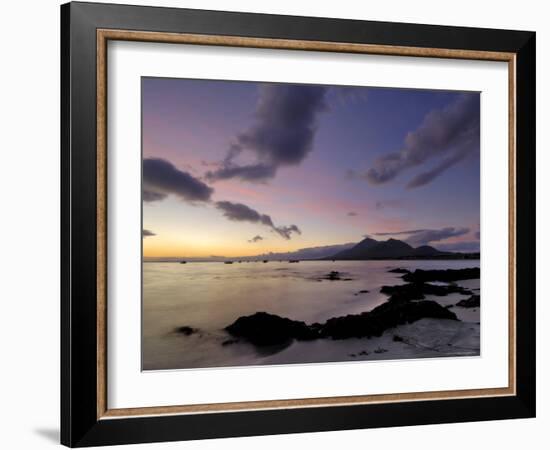 Dawn Over Clew Bay and Croagh Patrick Mountain, Connacht, Republic of Ireland (Eire)-Gary Cook-Framed Photographic Print