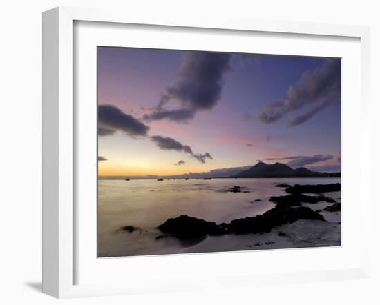 Dawn Over Clew Bay and Croagh Patrick Mountain, Connacht, Republic of Ireland (Eire)-Gary Cook-Framed Photographic Print