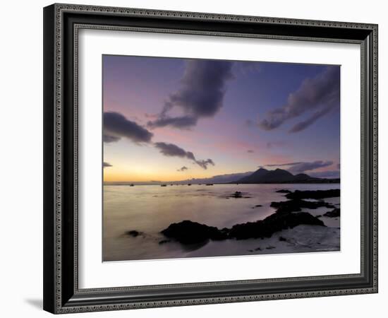 Dawn Over Clew Bay and Croagh Patrick Mountain, Connacht, Republic of Ireland (Eire)-Gary Cook-Framed Photographic Print