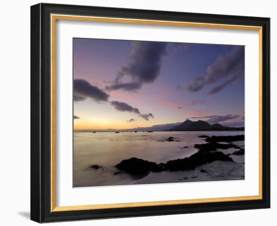 Dawn Over Clew Bay and Croagh Patrick Mountain, Connacht, Republic of Ireland (Eire)-Gary Cook-Framed Photographic Print