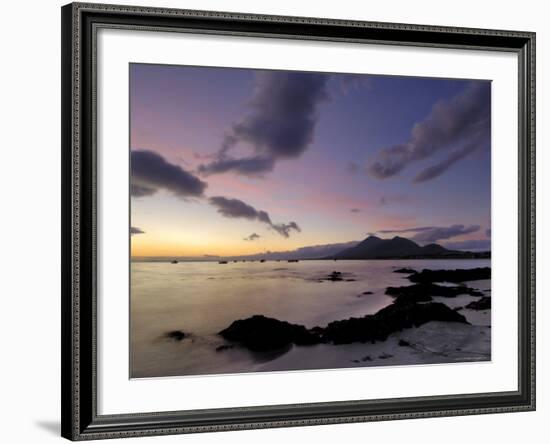 Dawn Over Clew Bay and Croagh Patrick Mountain, Connacht, Republic of Ireland (Eire)-Gary Cook-Framed Photographic Print