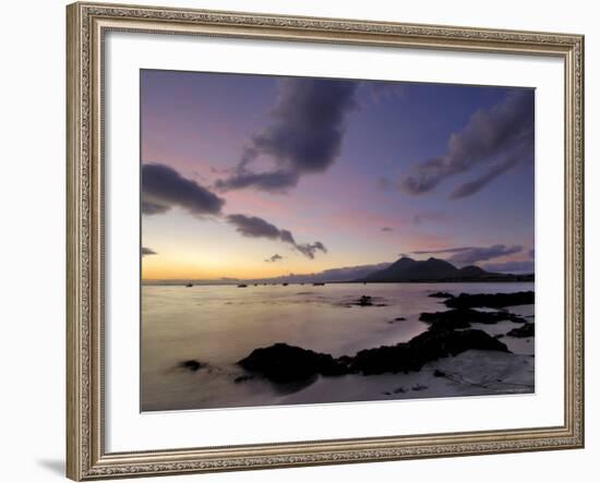 Dawn Over Clew Bay and Croagh Patrick Mountain, Connacht, Republic of Ireland (Eire)-Gary Cook-Framed Photographic Print