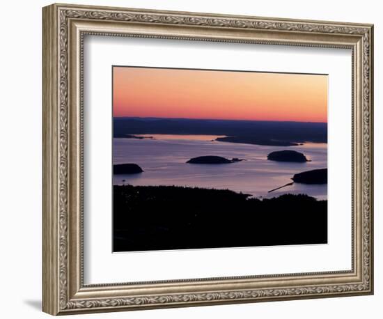 Dawn over Frenchman Bay, Acadia National Park, Maine, USA-Jerry & Marcy Monkman-Framed Photographic Print