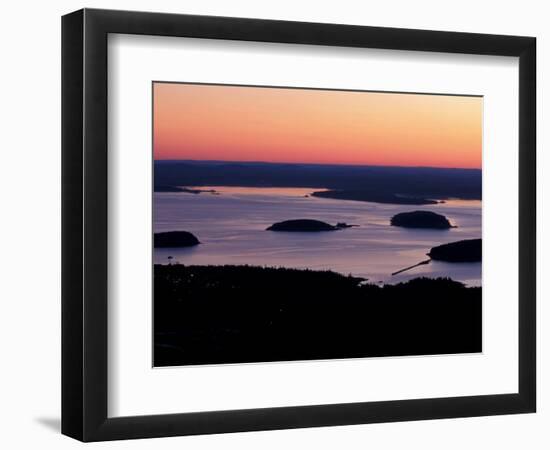 Dawn over Frenchman Bay, Acadia National Park, Maine, USA-Jerry & Marcy Monkman-Framed Photographic Print