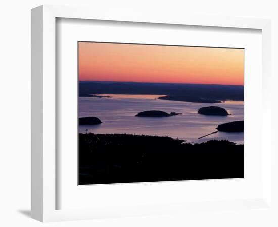 Dawn over Frenchman Bay, Acadia National Park, Maine, USA-Jerry & Marcy Monkman-Framed Photographic Print