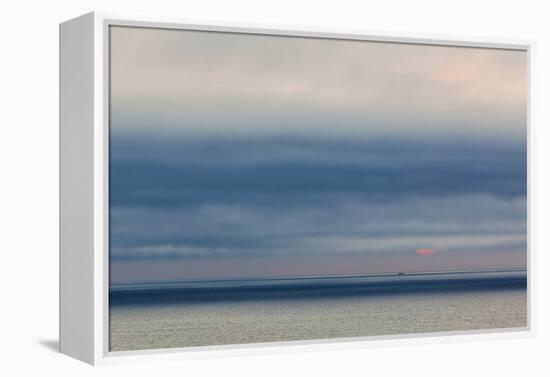 Dawn over the Atlantic Ocean as Seen from the Marconi Station Site, Cape Cod National Seashore-Jerry and Marcy Monkman-Framed Premier Image Canvas