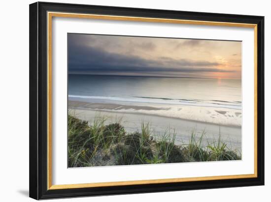 Dawn over the Atlantic Ocean as Seen from the Marconi Station Site, Cape Cod National Seashore-Jerry and Marcy Monkman-Framed Photographic Print