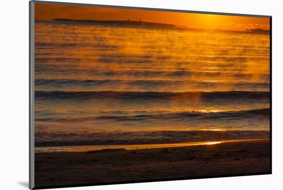 Dawn over the Atlantic Ocean at Wallis Sands SP in Rye, New Hampshire-Jerry & Marcy Monkman-Mounted Photographic Print