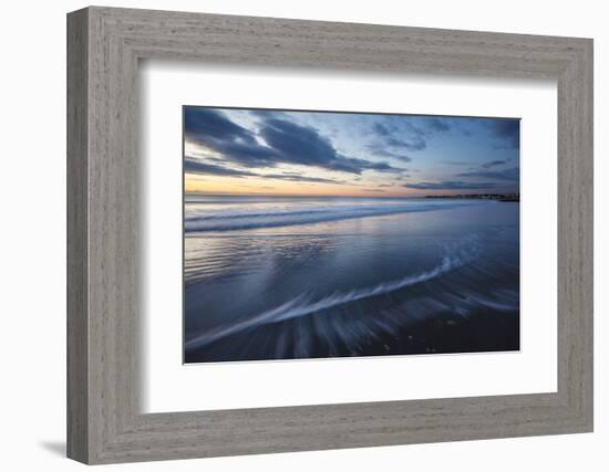 Dawn over the Atlantic Ocean at Wallis Sands SP in Rye, New Hampshire-Jerry & Marcy Monkman-Framed Photographic Print