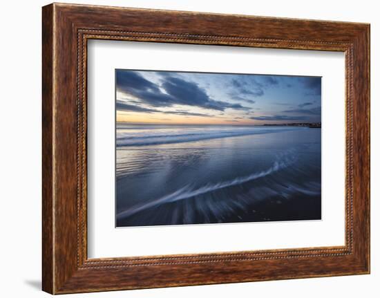 Dawn over the Atlantic Ocean at Wallis Sands SP in Rye, New Hampshire-Jerry & Marcy Monkman-Framed Photographic Print