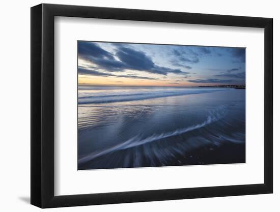 Dawn over the Atlantic Ocean at Wallis Sands SP in Rye, New Hampshire-Jerry & Marcy Monkman-Framed Photographic Print