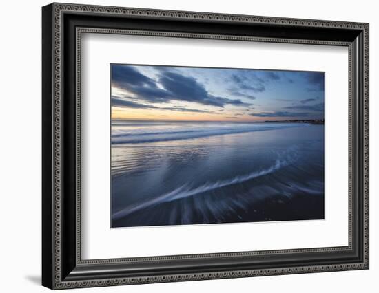 Dawn over the Atlantic Ocean at Wallis Sands SP in Rye, New Hampshire-Jerry & Marcy Monkman-Framed Photographic Print