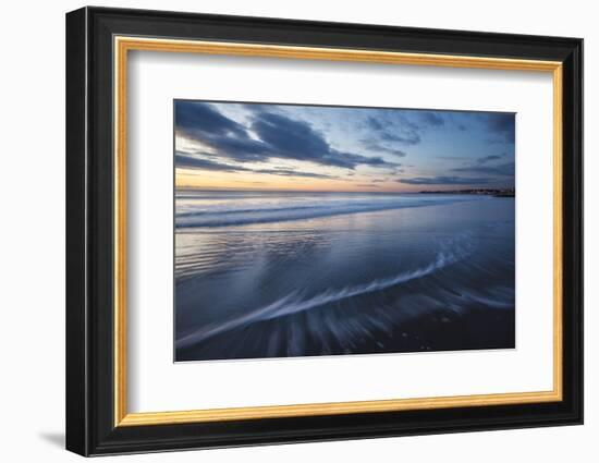 Dawn over the Atlantic Ocean at Wallis Sands SP in Rye, New Hampshire-Jerry & Marcy Monkman-Framed Photographic Print