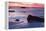 Dawn over the Atlantic Ocean in Rye, New Hampshire. Wallis Sands SP-Jerry & Marcy Monkman-Framed Premier Image Canvas